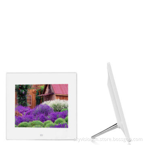 7-inch Digital Photo frame with Mirror Cover, Supports 1,080P, Easy to Fix on All Display Shelf